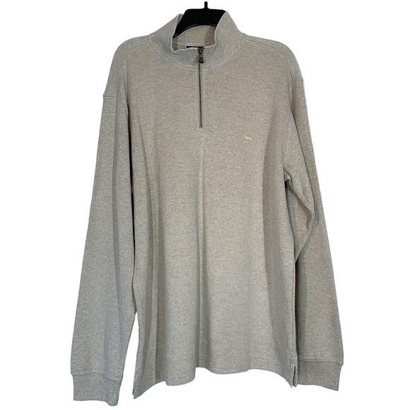 Rodd & Gunn Alton Ave Quarter Zip Sweater in Ice Grey Marle - Picture 2 of 14